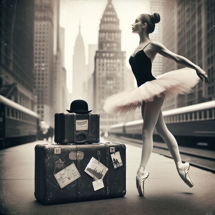 #PinkTutuBlogNYC Monday 2002-03-04 she danced in New York City