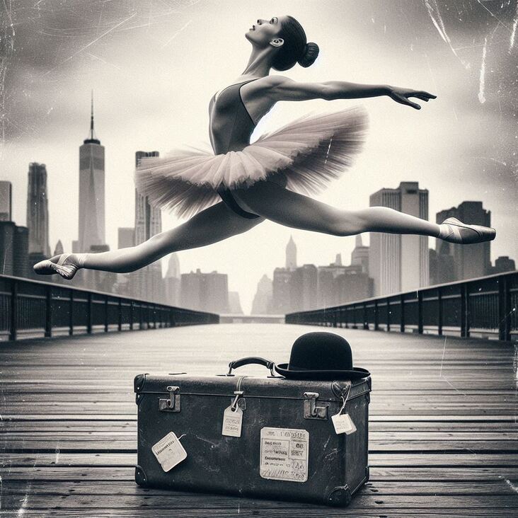 #PinkTutuBlogNYC Monday 2002-03-25 she danced in New York City