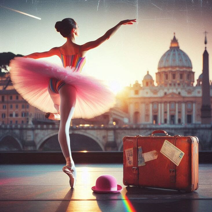 #PinkTutuRome Wednesday 2016-02-10 exploring Rome Italy