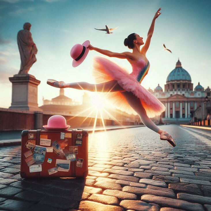 #PinkTutuRome Wednesday 2017-04-26 exploring Rome Italy