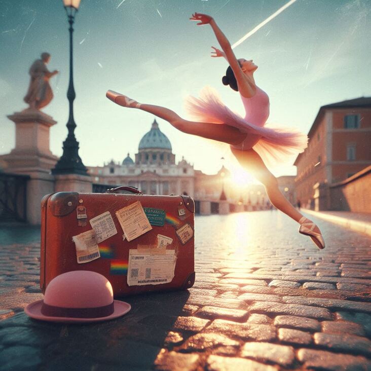 #PinkTutuRome Wednesday 2018-02-14 exploring Rome Italy
