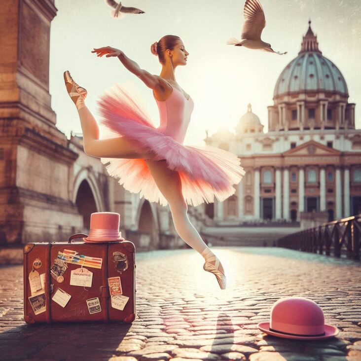 #PinkTutuRome Wednesday 2020-02-19 exploring Rome Italy