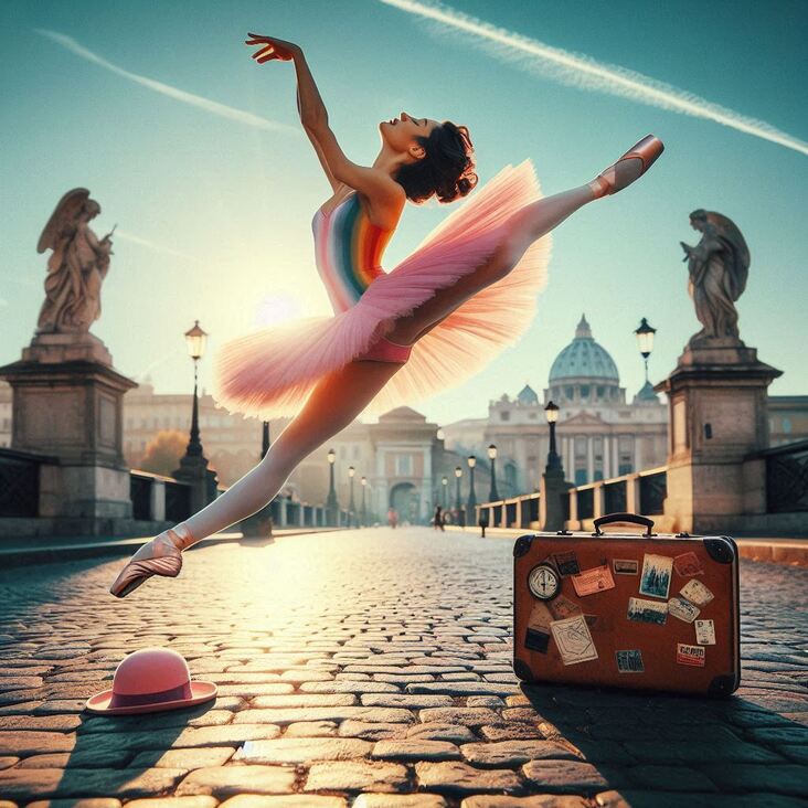 #PinkTutuRome Wednesday 2021-01-20 exploring Rome Italy