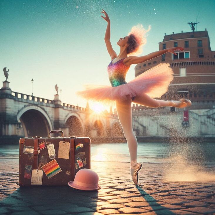 #PinkTutuRome Wednesday 2025-06-18 exploring Rome Italy