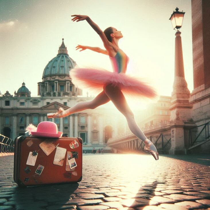 #PinkTutuRome Wednesday 2025-08-20 exploring Rome Italy