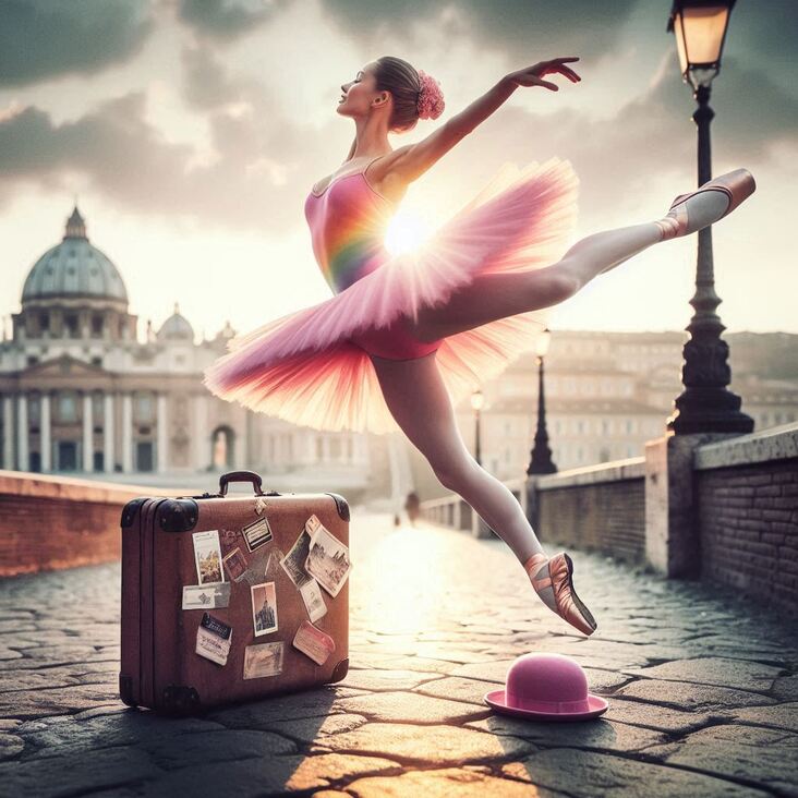 #PinkTutuRome Wednesday 2025-10-08 exploring Rome Italy