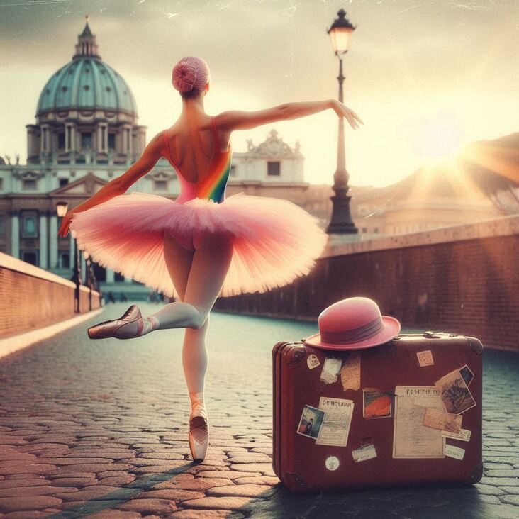 #PinkTutuRome Wednesday 2026-01-07 exploring Rome Italy