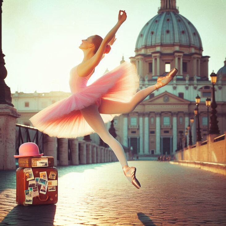 #PinkTutuRome Wednesday 2026-01-21 exploring Rome Italy