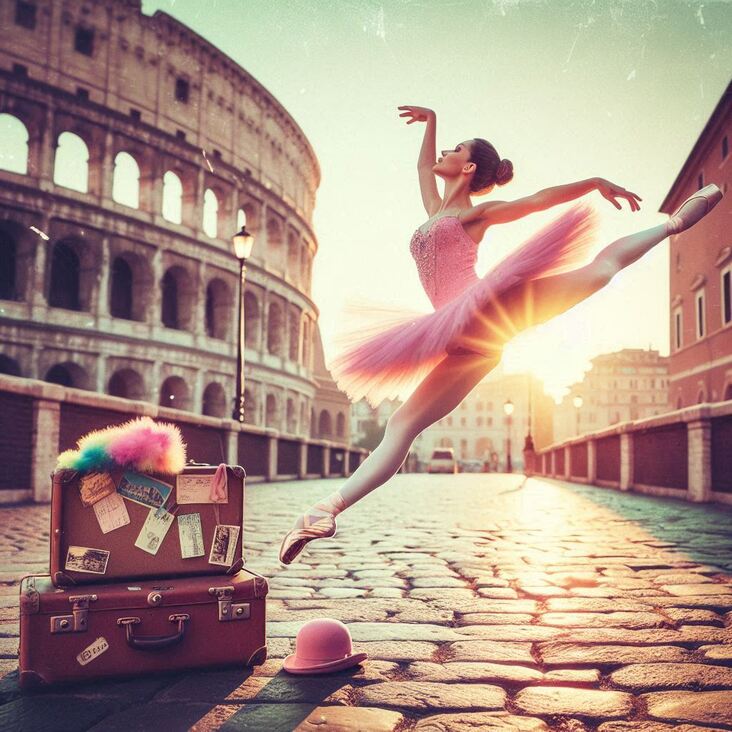 #PinkTutuRome Wednesday 2026-04-22 exploring Rome Italy