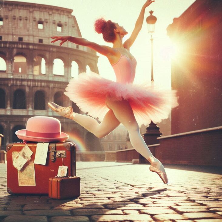 #PinkTutuRome Wednesday 2028-02-16 exploring Rome Italy