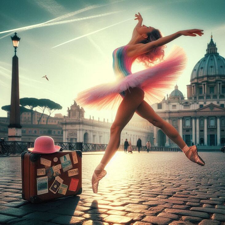 #PinkTutuRome Wednesday 2028-10-18 exploring Rome Italy