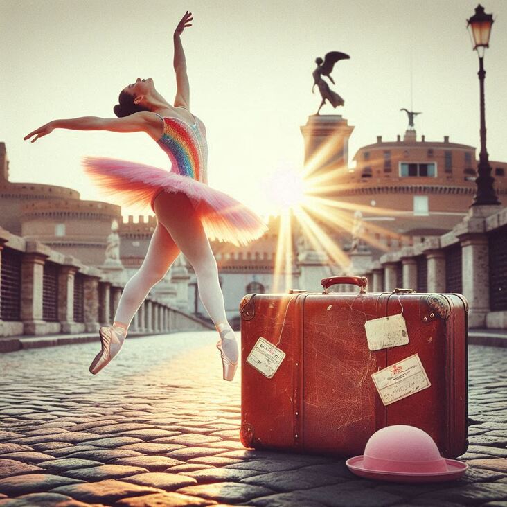 #PinkTutuRome Wednesday 2029-04-25 exploring Rome Italy
